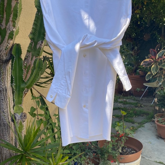 Moschino Couture! Milano White Women's avant- guarde take on the shirt Dress - Picture 4 of 16